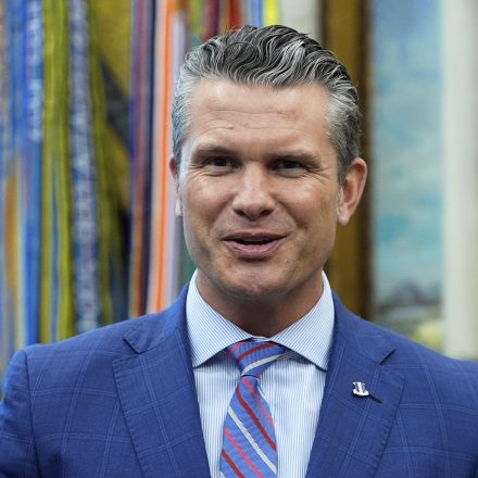 Defense Secretary Pete Hegseth speaks before President Donald Trump signs a memorandum in the Oval Office of the White House, Monday, Sept. 15, 2025, in Washington. (AP Photo/Alex Brandon)