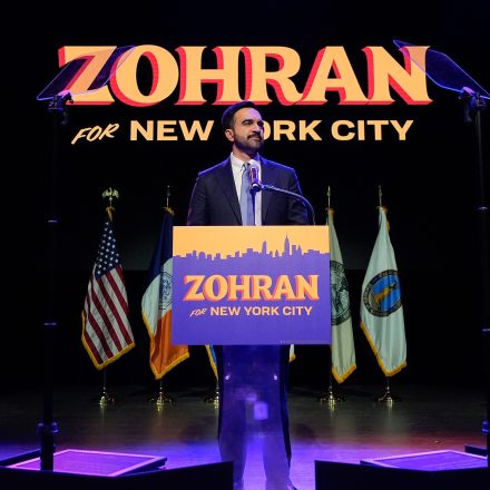 Zohran Mamdani speaks after winning the mayoral election, Tuesday, Nov. 4, 2025, in New York. (AP Photo/Yuki Iwamura)