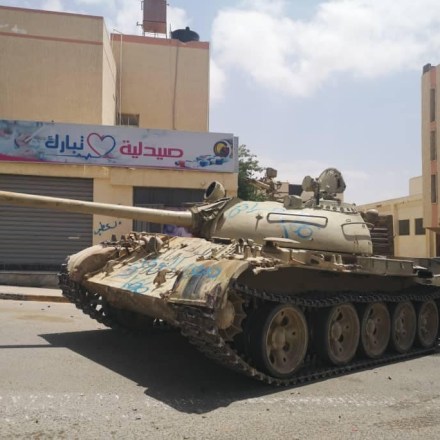 Libyan Army captures ammunition from warlord Khalifa Haftar's militias in Tarhuna, Libya on June 5, 2020. Libyan army seized on Friday weapons, ammunition, and vehicles purchased by the UAE for warlord Khalifa Haftar. (Photo by Volcano of Rage Operation / Handout/Anadolu Agency via Getty Images)