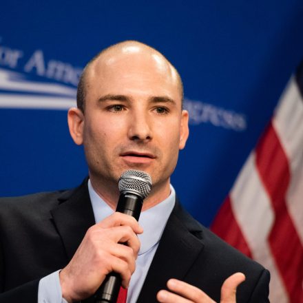 WASHINGTON, DC - DECEMBER 17: Steve Descano , Commonwealths Attorney-elect, Fairfax County, Virginia speaks at an event at the Center for American Progress about Virginias Newly Elected Progressive Prosecutors on Tuesday, December 17, 2019. (Photo by Sarah L. Voisin/The Washington Post via Getty Images)