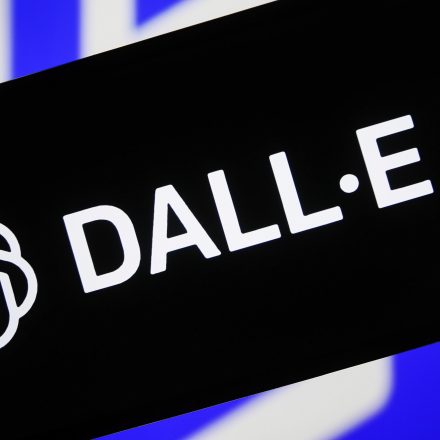 In this photo illustration, a Dall-E 2 software logo is seen on a smartphone screen in Ukraine on Feb. 21, 2023. (Photo Illustration by Pavlo Gonchar/SOPA Images/LightRocket via Getty Images)