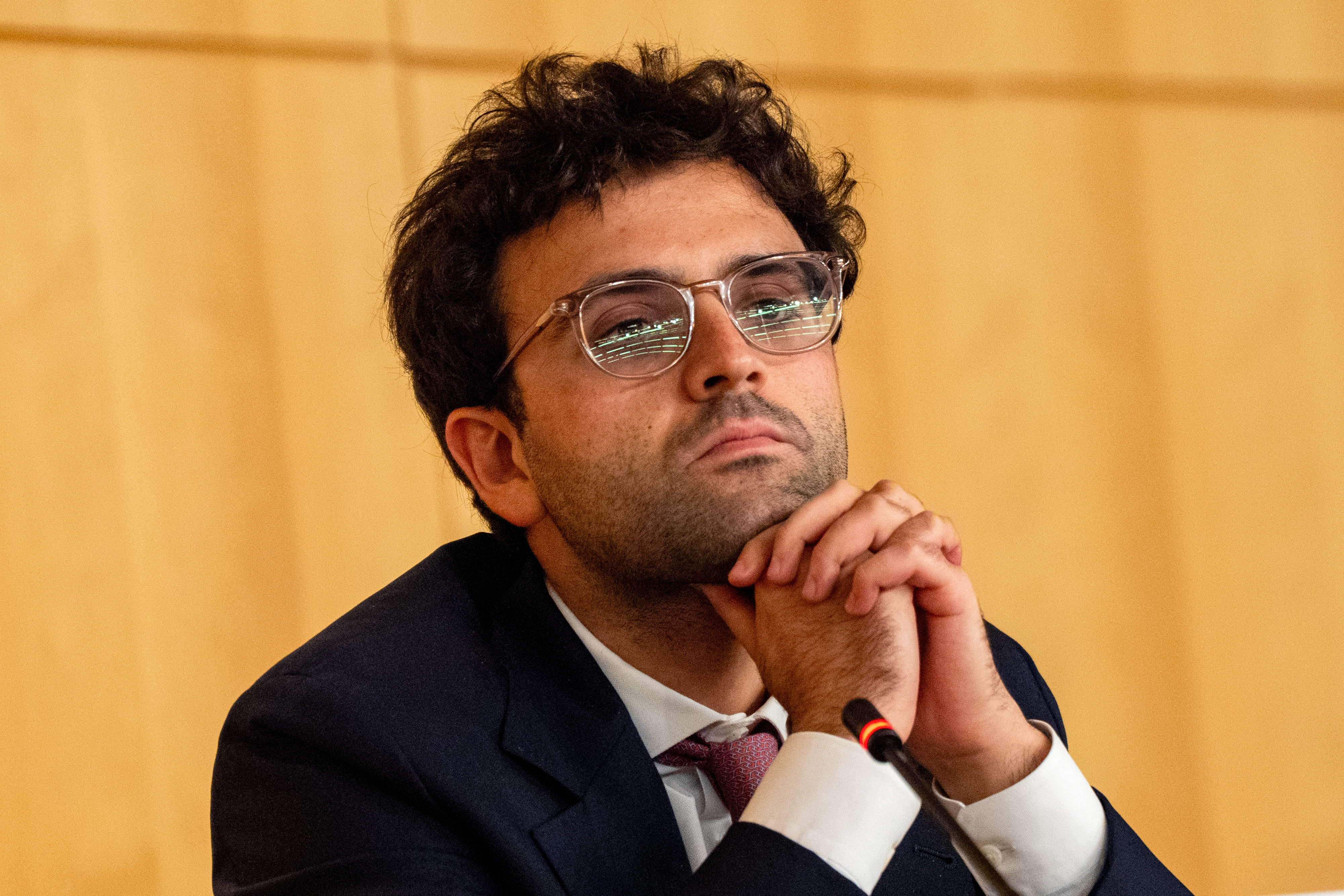 Tarek Mansour, co-founder of Kalshi, during a joint SEC-CFTC roundtable at SEC headquarters in Washington, DC, US, on Monday, Sept. 29, 2025.