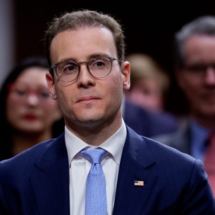 WASHINGTON, DC - NOVEMBER 19: Michael Selig, President Donald Trump's nominee to lead the Commodity Futures Trading Commission, appears during a Senate Agriculture, Nutrition, and Forestry Committee hearing on Capitol Hill on November 19, 2025 in Washington, DC. Selig currently serves as chief counsel on the SEC's crypto task force and also advises Paul Atkins, President Trump's Republican-appointed SEC chair. (Photo by Andrew Harnik/Getty Images)